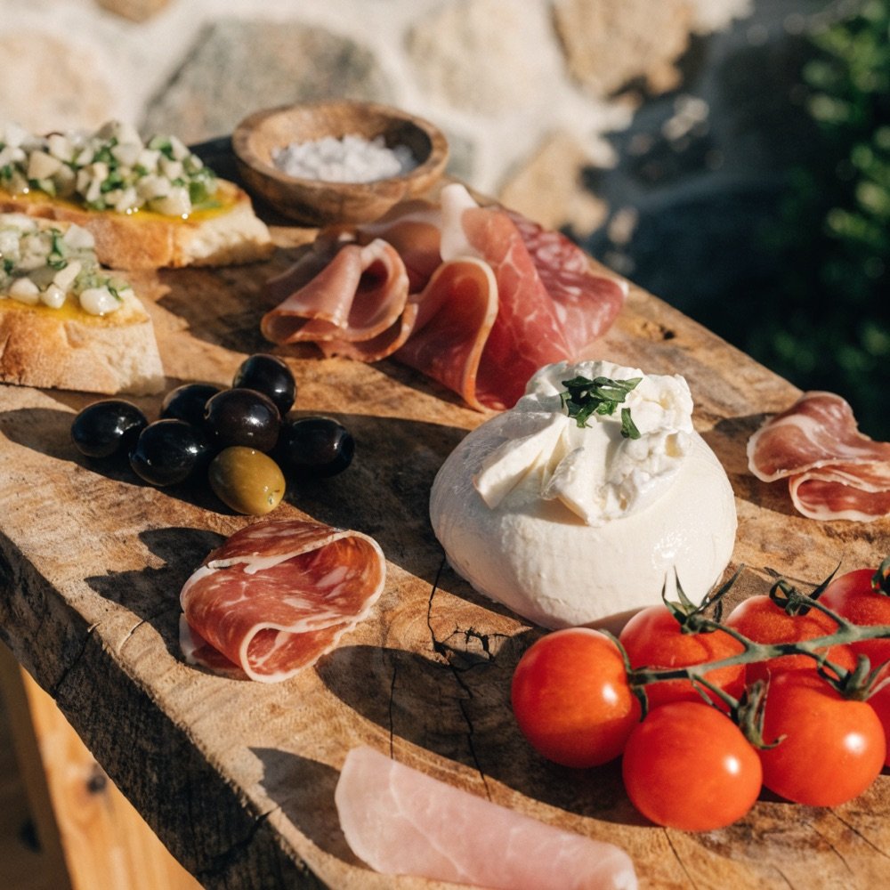 Tre · Antipasti
